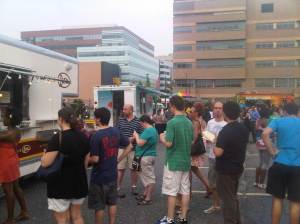 People in line at Night Market 2