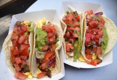 Honest Tom's breakfast tacos