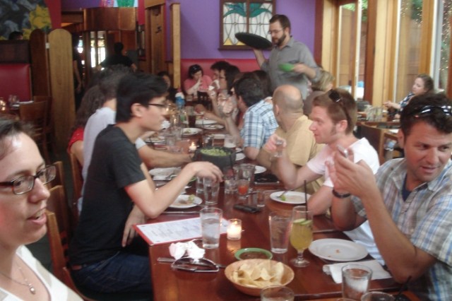 La Calaca Feliz table