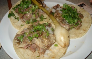 Los Taquitas de Puebla beef cheek tacos